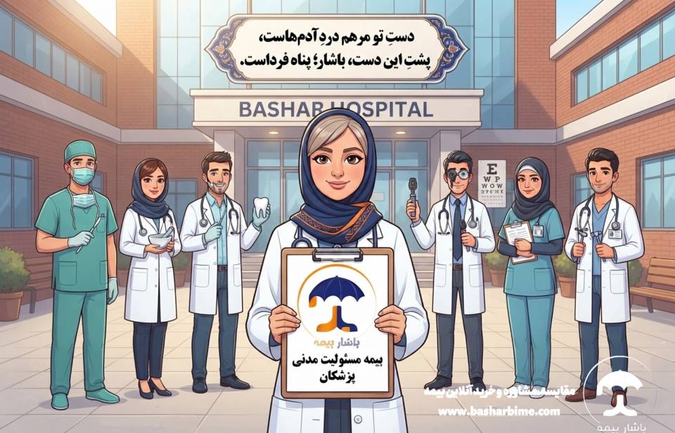 بیمه مسئولیت پزشکان و پیراپزشکان در باشار بیمه